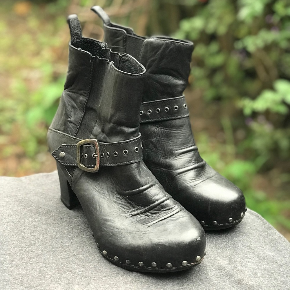Dansko Motorcycle Boot with Short Heel